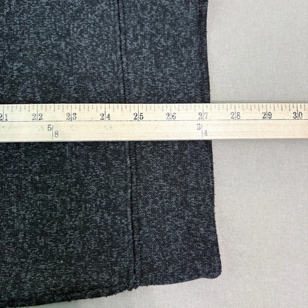 Old Navy Quarter Zip Sweater Mens Medium Gray Knit Pullover Long Sleeve Mock